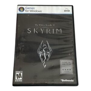The Elder Scrolls V Skyrim PC DVD Game Windows Bethesda 2011 GOTY VG
